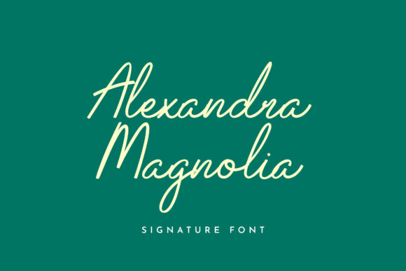 Alexandra Magnolia: Elevate Your Designs with Elegant Script