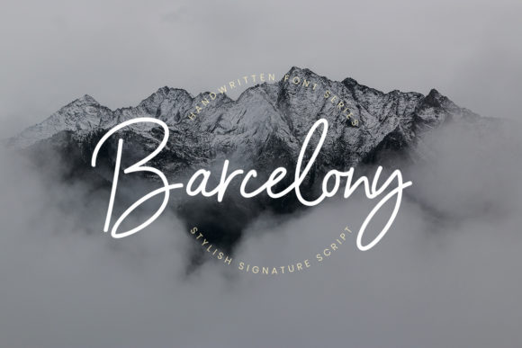 Barcelony: Elevating Design with Elegant Script Typography