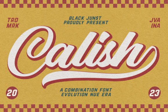 Calish: A Retro Script Font for Modern Design