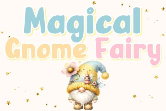 Enchant Your Designs with the Magical Gnome Fairy Font Collection