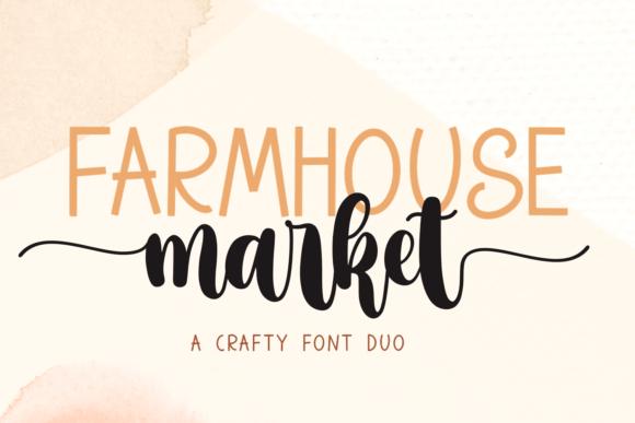 Farmhouse Market Font Duo: A Modern Design Staple