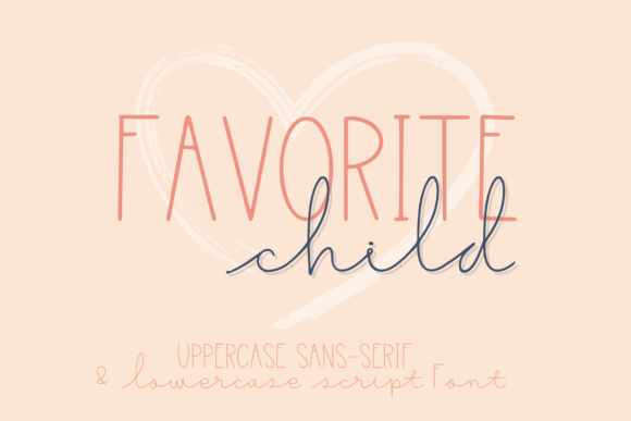 Favorite Child: A Playful Script Font for Creative Projects