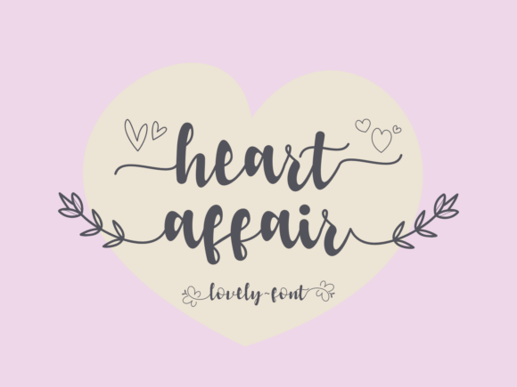 Heart Affair: Elevating Design with Romantic Script Typography