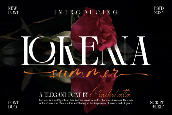 Introducing Lorenna: A Font Pairing for Timeless Elegance