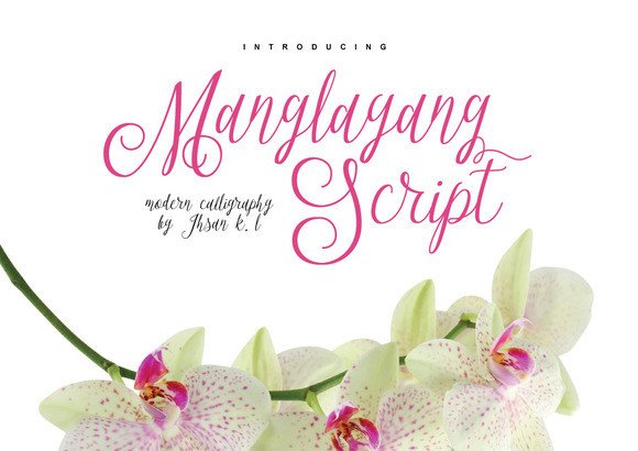Manglayang: Elevating Design with Romantic Script Typography