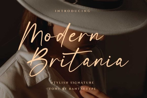 Modern Britania: Elevating Design with Elegant Typography