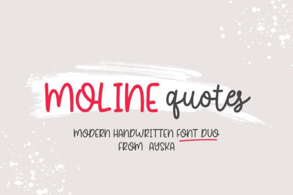 Moline Quotes Duo: A Font Pairing for Modern Design
