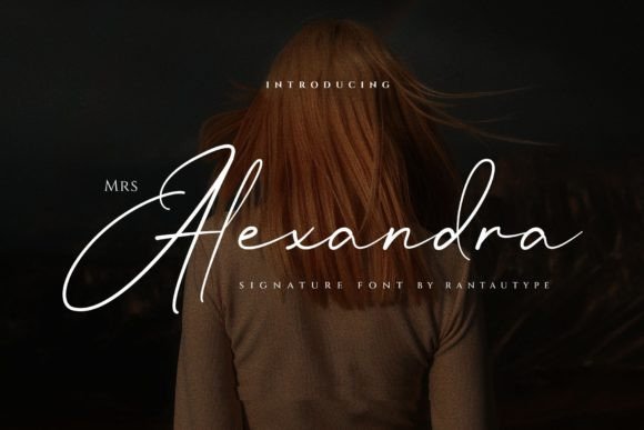 Mrs Alexandra: Elevating Design with Elegant Script Typography