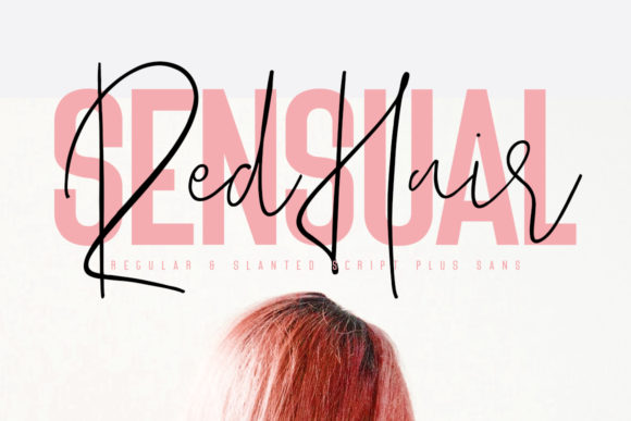 Red Hair Sensual Duo: A Typography Pairing for Authentic Design