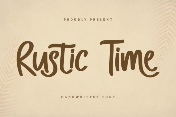 Rustic Time: A Modern Script for Nostalgic Designs