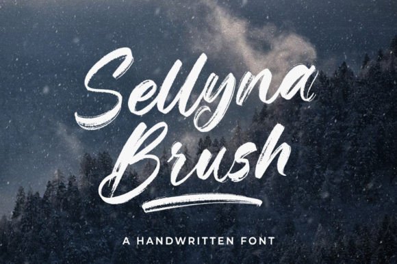 Sellyna Brush: The Handwritten Font for Authentic Branding