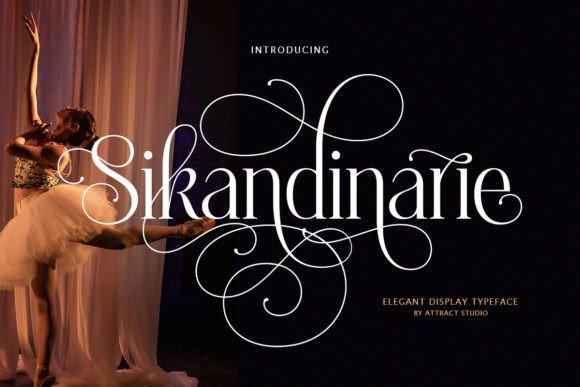 Sikandinarie: The Elegant Script Font for Modern Design