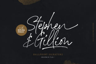Stephen & Gillion: A Signature Script for Modern Design