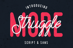 Struggle More Duo: A Versatile Font Pairing for Modern Design