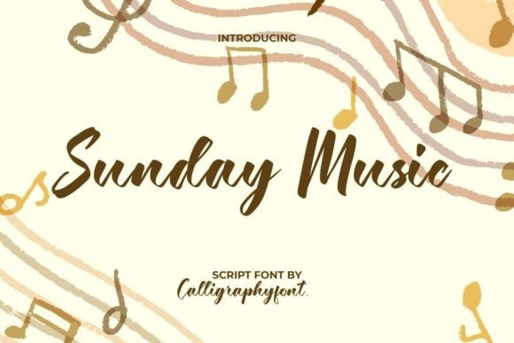 Sunday Music: A Font That Sings with Style