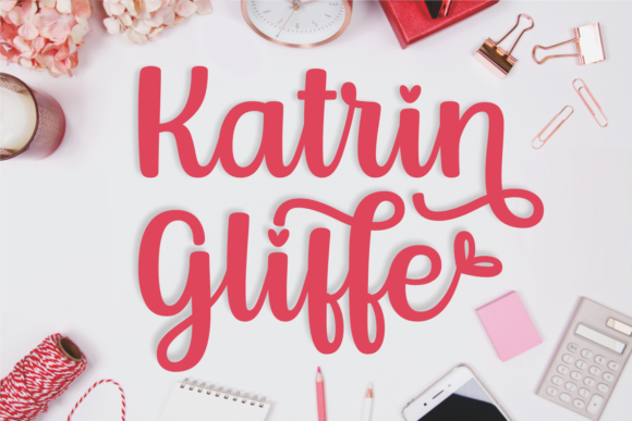 Unlock Creative Potential with the Katrin Gliffe Script Font