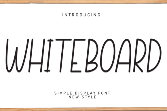 Whiteboard: The Handwritten Font for Authentic Design
